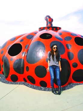 Nozomi Takahashiさん（レディース・165cm）の冬コーディネート