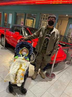 「REPUTATION（レピュテーション）のアイテム」を使った、CHUN  -ANさん（メンズ・172cm）の冬コーディネート