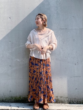 kanaさん（レディース・160cm）の夏コーディネート