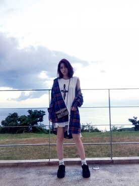 「Slightly Numb（スライトリーナム）のアイテム」を使った、x_x.29 さん（レディース・157cm）の秋コーディネート