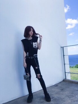 「Slightly Numb（スライトリーナム）のアイテム」を使った、x_x.29 さん（レディース・157cm）の秋コーディネート