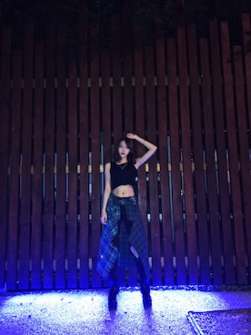 「Slightly Numb（スライトリーナム）のアイテム」を使った、x_x.29 さん（レディース・157cm）の冬コーディネート