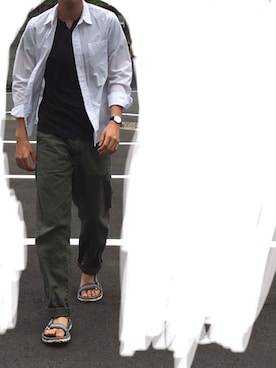 なめろうさん（メンズ・169cm）の夏コーディネート