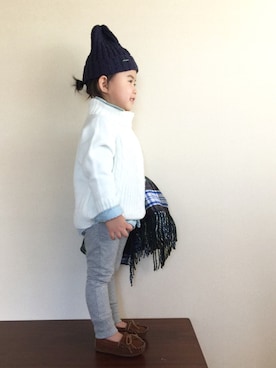 bow-changさん（キッズ・90cm）の冬コーディネート