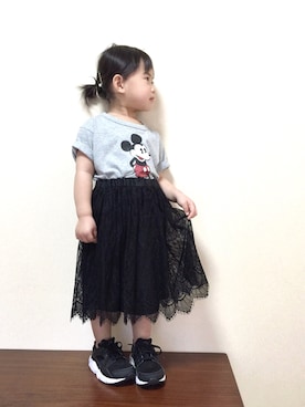 「ハラチ」｜「アイテム（その他）」を使った、bow-changさん（キッズ・90cm）の春コーディネート