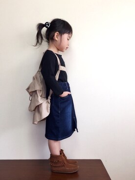 bow-changさん（キッズ・90cm）の秋コーディネート