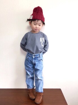 bow-changさん（キッズ・90cm）の秋コーディネート