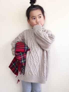 bow-changさん（キッズ・100cm）の秋コーディネート