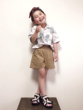 bow-changさん（キッズ・100cm）の夏コーディネート