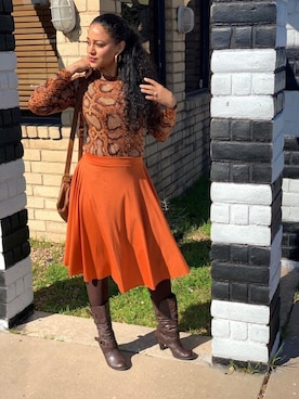 「ALDO（アルド）のアイテム（ブーツ）」を使った、Ericaさん（レディース・173cm）の春コーディネート