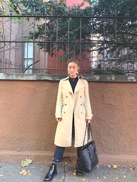 「rag & bone（ラグアンドボーン）のアイテム（バッグ）」を使った、nobabyfishさん（レディース・160cm）の冬コーディネート
