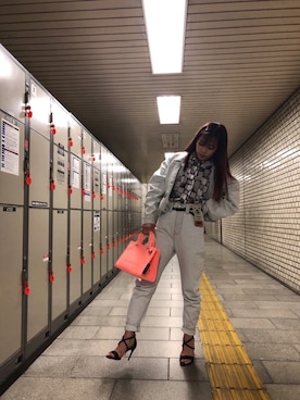 우타너 (うたの)さん（レディース・161cm）の春コーディネート