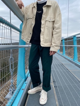 けんしょーさん（メンズ・172cm）の冬コーディネート