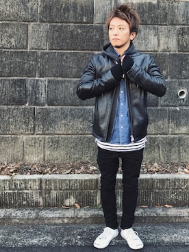 KEIJIさん（メンズ・170cm）の冬コーディネート