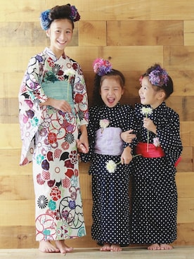 「3姉妹」｜KEIJIさん（キッズ・110cm）の夏コーディネート