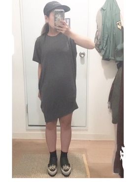 「MSGM（エムエスジーエム）のアイテム（スリッポン）」を使った、tommmmmoさん（レディース・147cm）の夏コーディネート