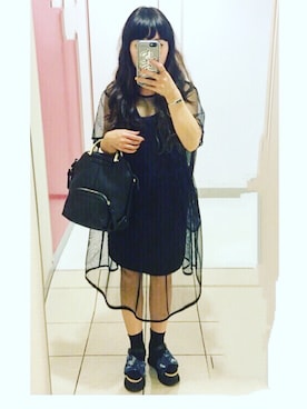 「MSGM（エムエスジーエム）のアイテム（ワンピース）」を使った、tommmmmoさん（レディース・147cm）の夏コーディネート