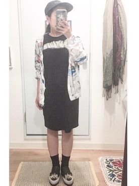 「MSGM（エムエスジーエム）のアイテム（ジャケット/アウター）」を使った、tommmmmoさん（レディース・147cm）の秋コーディネート
