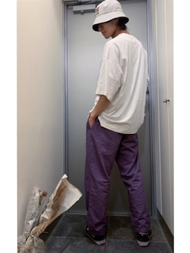 「ADER error」｜「アイテム（帽子）」を使った、まさか。さん（メンズ・180cm）の春コーディネート