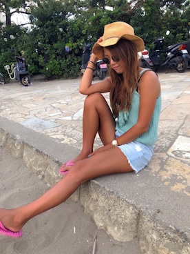 chikaさん（レディース・158cm）の夏コーディネート