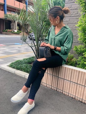 chikaさん（レディース・158cm）の夏コーディネート