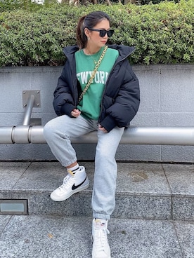 「H&M」｜chikaさん（レディース・158cm）の春コーディネート