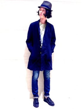 「Vlas Blomme（ヴラスブラム）のアイテム」を使った、J2さん（メンズ・180cm）の春コーディネート