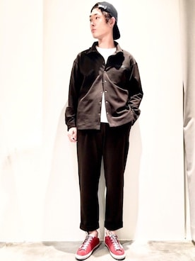 J2さん（メンズ・180cm）の秋コーディネート