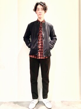 「SCYE BASICS（サイベーシックス）のアイテム」を使った、J2さん（メンズ・180cm）の秋コーディネート