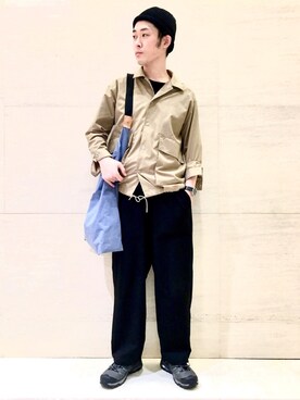 「Johnbull Private labo（ジョンブルプライベートラボ）のアイテム（ブルゾン）」を使った、J2さん（メンズ・180cm）の春コーディネート