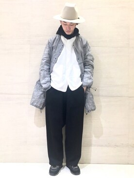 「Johnbull Private labo（ジョンブルプライベートラボ）のアイテム（ブルゾン）」を使った、J2さん（メンズ・180cm）の冬コーディネート
