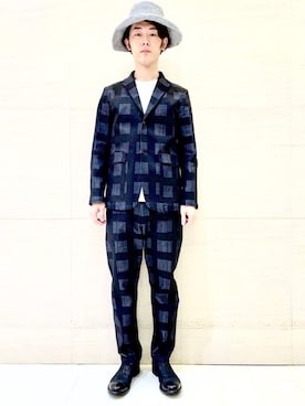 「Johnbull Private labo（ジョンブルプライベートラボ）のアイテム（デニムジャケット）」を使った、J2さん（メンズ・180cm）の夏コーディネート
