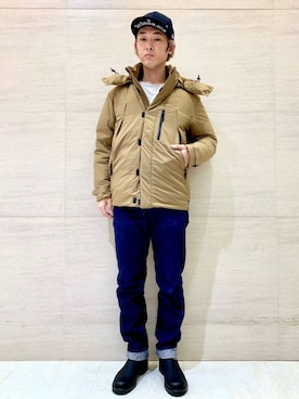 「Johnbull Private labo（ジョンブルプライベートラボ）のアイテム（ダウンジャケット/コート）」を使った、J2さん（メンズ・180cm）の秋コーディネート