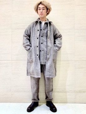 「Johnbull Private labo（ジョンブルプライベートラボ）のアイテム（ジャケット/アウター）」を使った、J2さん（メンズ・180cm）の秋コーディネート