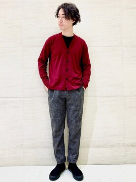 「Johnbull Private labo（ジョンブルプライベートラボ）のアイテム（Tシャツ/カットソー）」を使った、J2さん（メンズ・180cm）の秋コーディネート