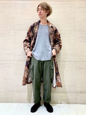 「Johnbull Private labo（ジョンブルプライベートラボ）のアイテム（トップス）」を使った、J2さん（メンズ・180cm）の秋コーディネート