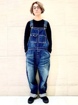 「Johnbull Private labo（ジョンブルプライベートラボ）のアイテム（トップス）」を使った、J2さん（メンズ・180cm）の冬コーディネート