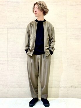 「Johnbull Private labo（ジョンブルプライベートラボ）のアイテム（トップス）」を使った、J2さん（メンズ・180cm）の冬コーディネート