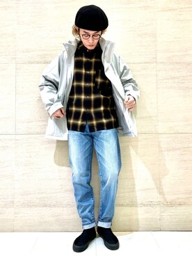 「johnbull」｜「アイテム（その他アウター）」を使った、J2さん（メンズ・180cm）の冬コーディネート