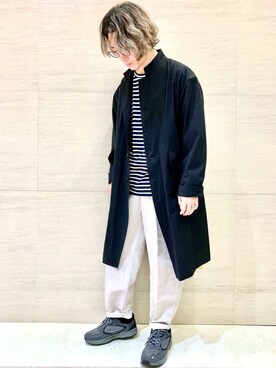 「Johnbull Private labo（ジョンブルプライベートラボ）のアイテム（パンツ）」を使った、J2さん（メンズ・180cm）の春コーディネート