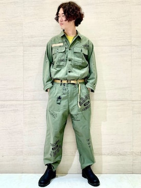 「johnbull」｜「アイテム（ブーツ）」を使った、J2さん（メンズ・180cm）の秋コーディネート