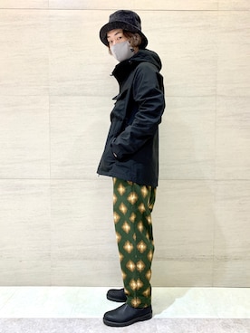 「Johnbull（ジョンブル）のアイテム（帽子）」を使った、J2さん（メンズ・180cm）の秋コーディネート