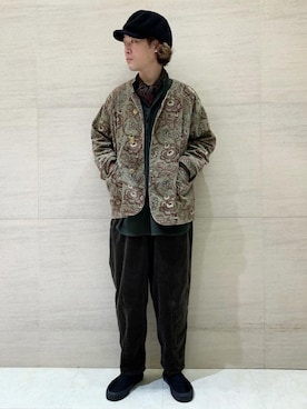 「Johnbull（ジョンブル）のアイテム（ジャケット/アウター）」を使った、J2さん（メンズ・180cm）の秋コーディネート