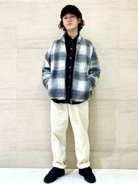 「Johnbull（ジョンブル）のアイテム（ジャケット/アウター）」を使った、J2さん（メンズ・180cm）の秋コーディネート