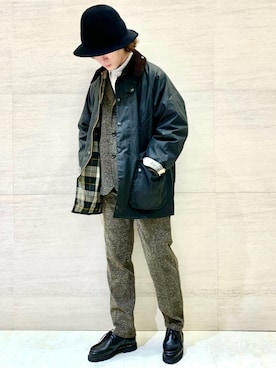 「Johnbull（ジョンブル）のアイテム（ジャケット/アウター）」を使った、J2さん（メンズ・180cm）の冬コーディネート