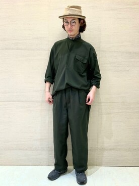 「ジョンブル　プライベート　ラボ(Johnbull Private labo)」｜「アイテム（パンツ）」を使った、J2さん（メンズ・180cm）の冬コーディネート