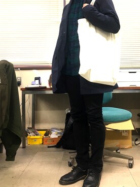 「研究室」｜YUぽん.jpgさん（メンズ・174cm）の春コーディネート