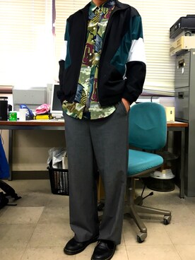 「研究室」｜YUぽん.jpgさん（メンズ・174cm）の春コーディネート