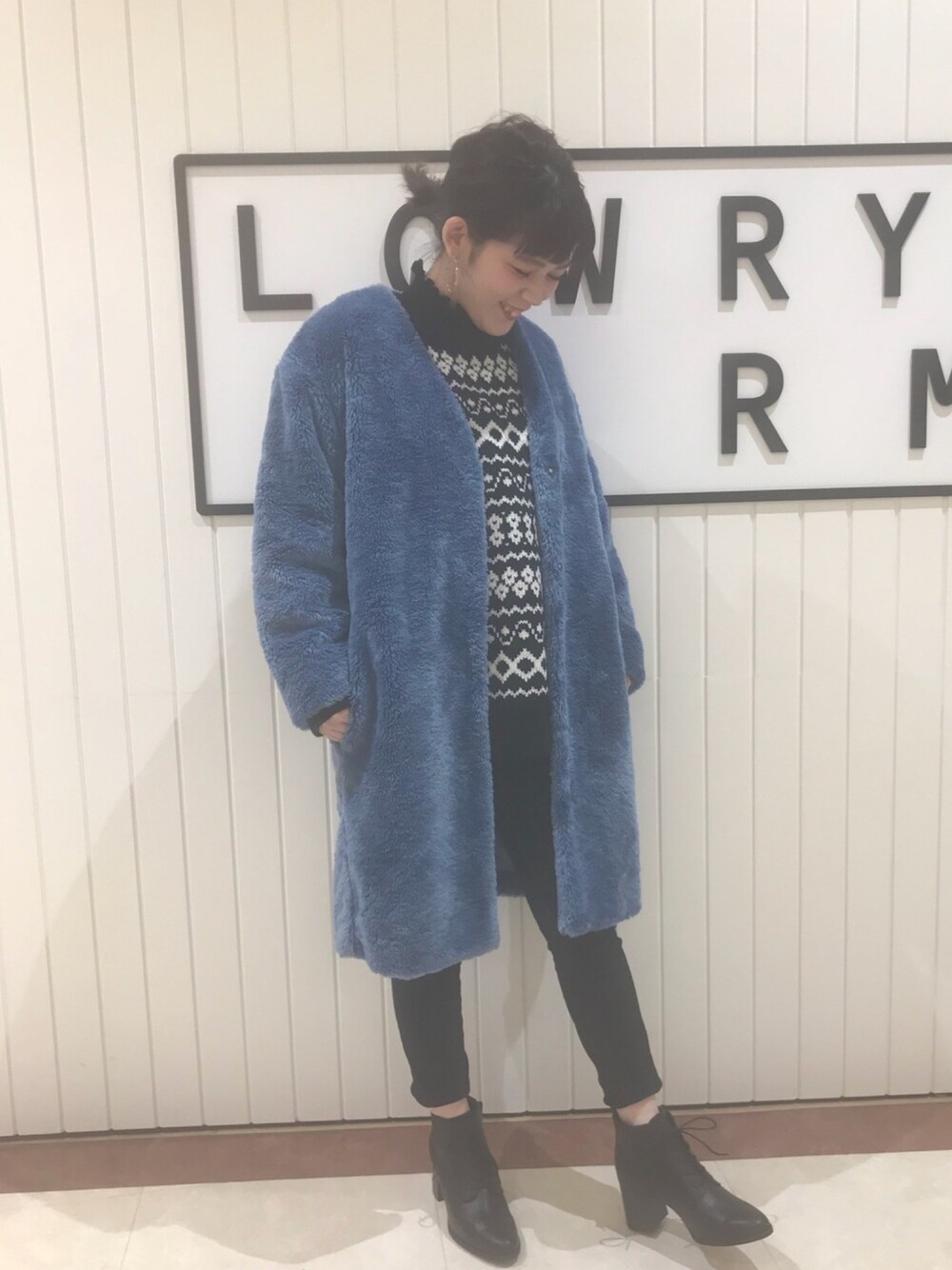 miyusan☆さんの「レースアップヒールブーツ　774689（LOWRYS FARM）」を使ったコーディネート