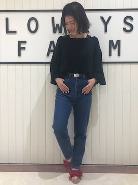 「Wrangler」｜「アイテム（アナログ腕時計）」を使った、miyusan☆さん（レディース・156cm）の春コーディネート